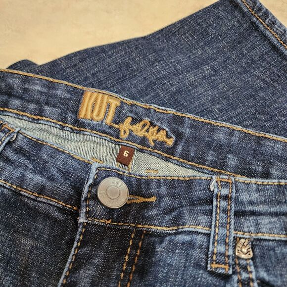 KUT from the Kloth Women's Mid Rise Jeans KP011FJMX5 Boot Cut #68126 Size 6 - Picture 8 of 10